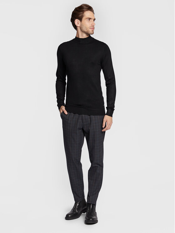 Maglione M-3020-KWC258 Nero Regular Fit
