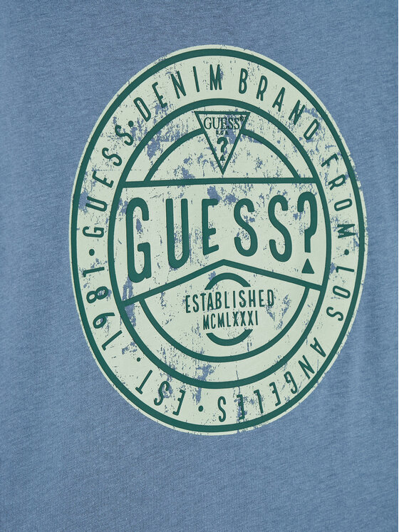 T-shirt L2YI44 K8HM0 Blu scuro Regular Fit