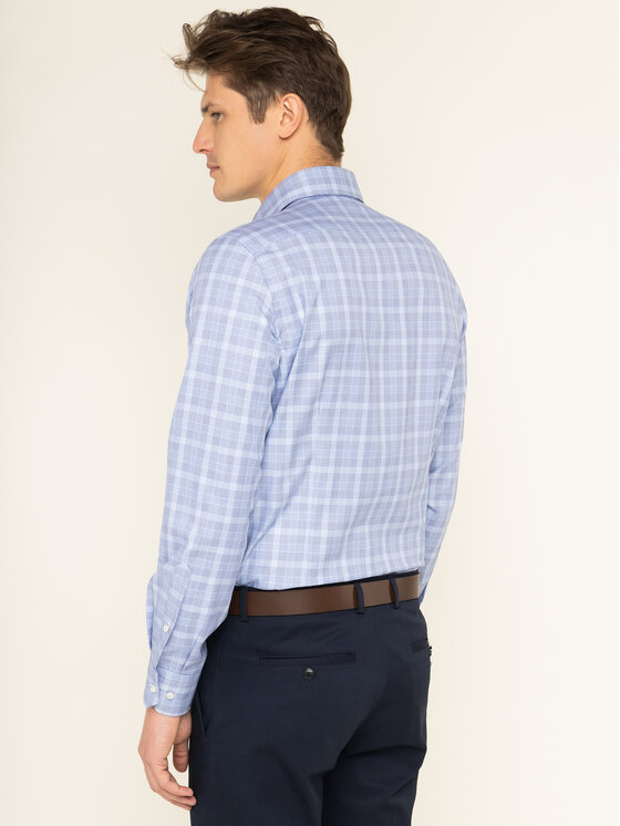 Camicia Harvard PEB46170 Blu scuro Modern Fit