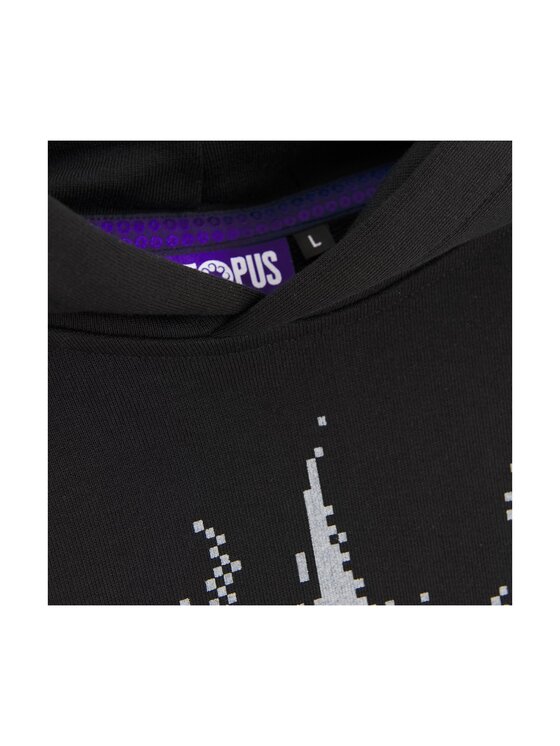 OCTOPUS OCTOPUS Felpa 25sosh70 Nero Regular Fit