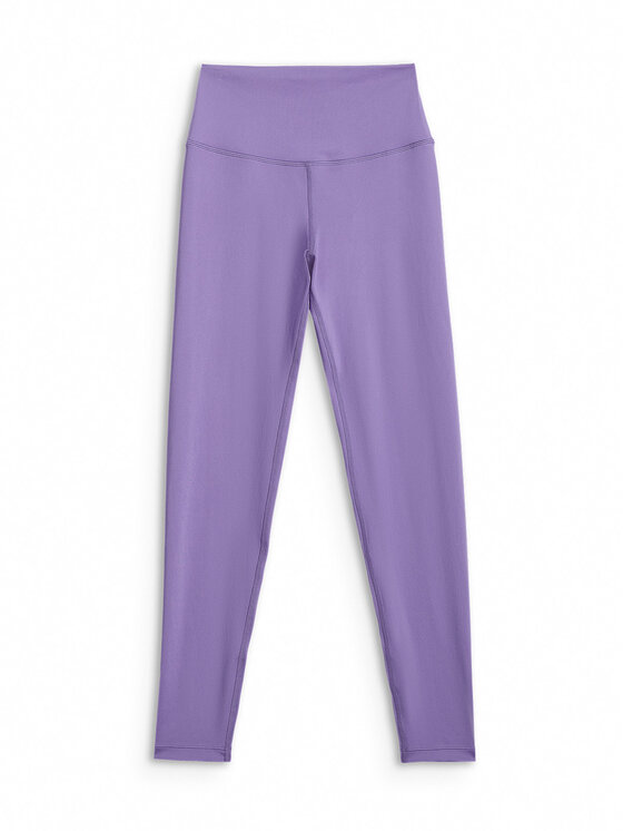4F 4F Legginsy MULTI ACTIVE Fioletowy Slim Fit