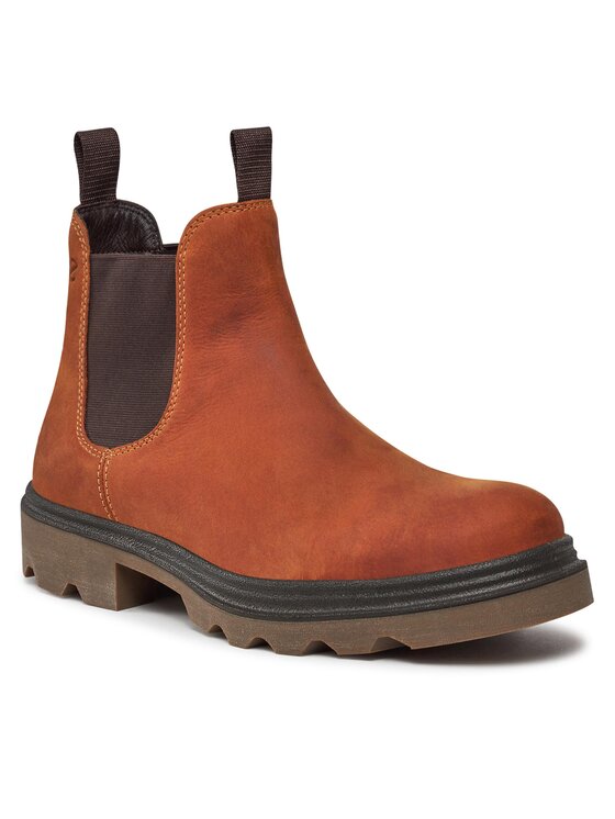 ECCO ECCO Kotníková obuv s elastickým prvkem 214704-02112_43 Hnědá