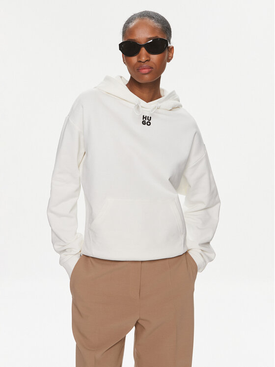 HUGO Hugo Sweatshirt Delfinia 50522423 Écru Regular Fit