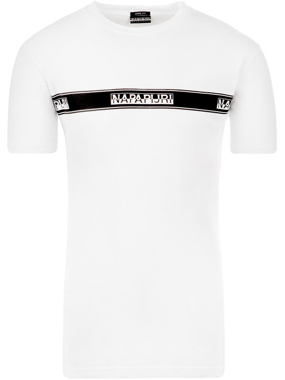 Napapijri Napapijri T-shirt Sagar N0YHUD Blanc Regular Fit
