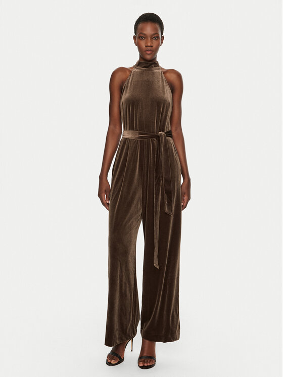 Gap Gap Kombinezon 645193-01 Beżowy Wide Leg