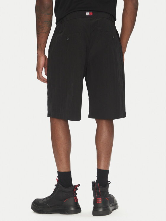 Tommy Hilfiger Tommy Hilfiger Sportovní kraťasy F1 Movie MW0MW42080 Černá Relaxed Fit