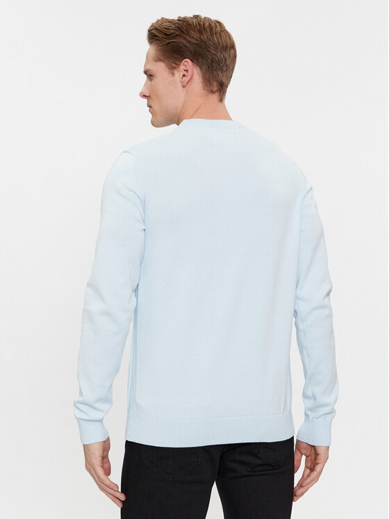 Calvin Klein Jeans Calvin Klein Jeans Svetr Institutional Essentials Sweater J30J324974 Světle modrá Regular Fit