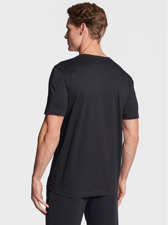 T-shirt Curved 50469062 Blu scuro Regular Fit