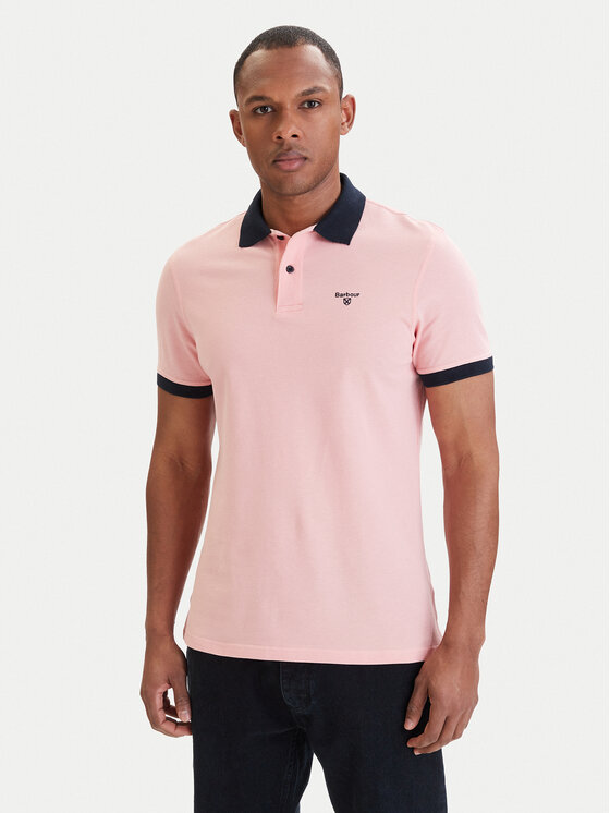Barbour Barbour Pólóing Lynmouth MML1449PI95 Világos rózsaszín Regular Fit