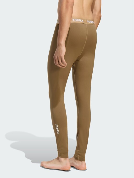 adidas adidas Legginsy 170129 Brązowy Slim Fit