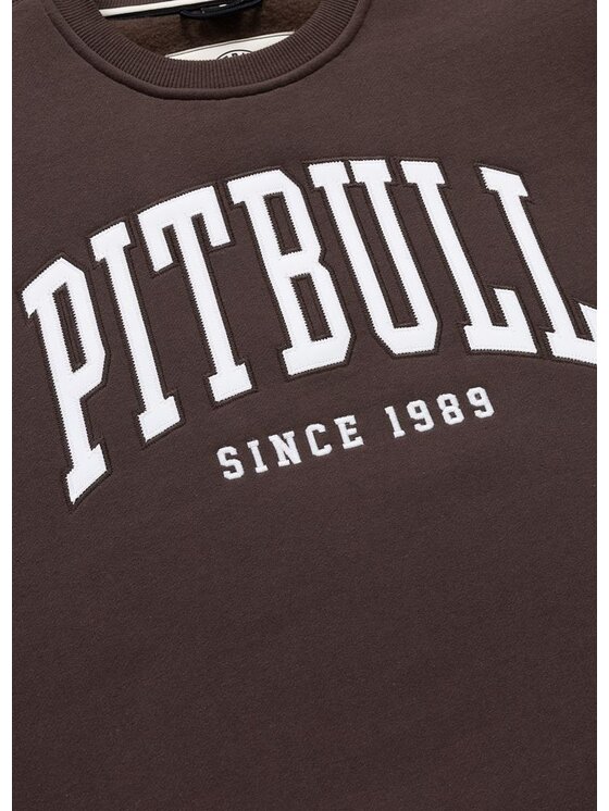 PITBULL PITBULL Bluza NORTON Brązowy Regular Fit