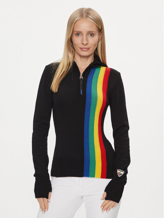 Rossignol Pulover RLJWO11 Negru Regular Fit