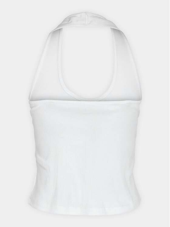 Noisy May Noisy May Top Maya 27029026 Biały Slim Fit