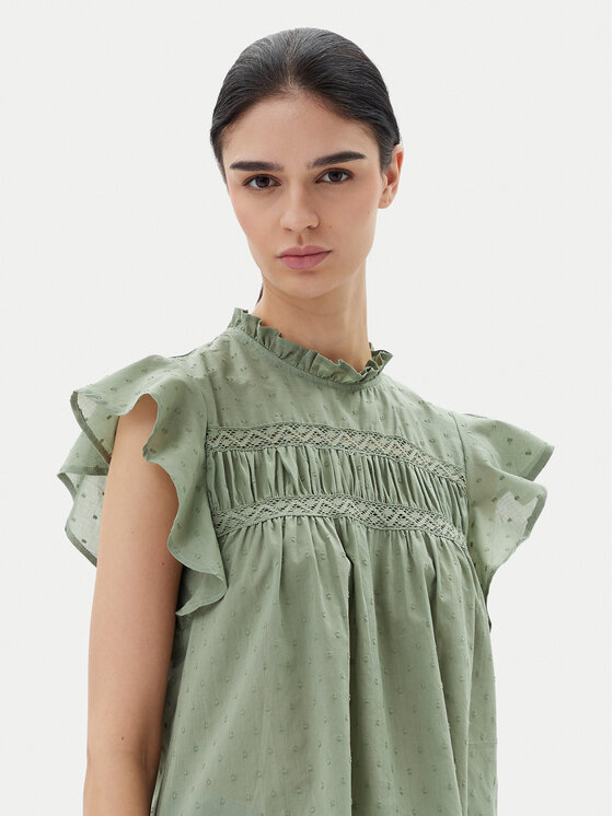 ONLY ONLY Блузка Katti 15337637 Зелений Regular Fit