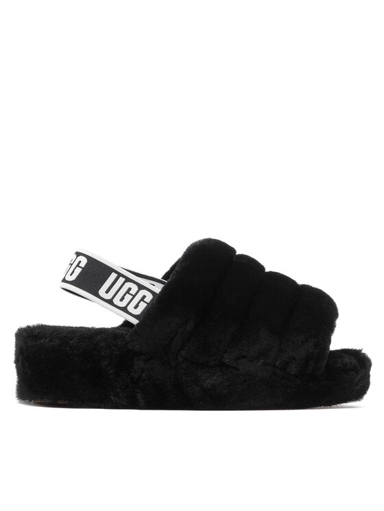 Ugg Ugg Тапочки W Fluff Yeah Slide 1095119 Чорний