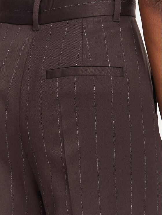 Marella Marella Hlače Baffo 02 2625136211200 Smeđa Regular Fit