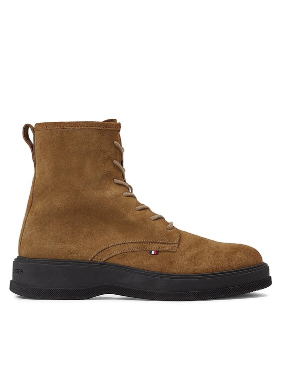 Ghete Tommy Hilfiger Th Everyday Core Suede Boot FM0FM04660 Maro