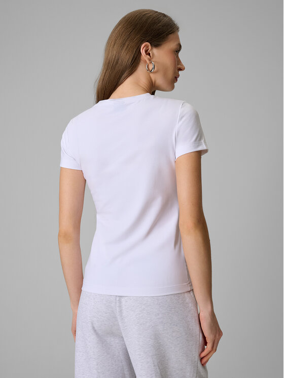 4F 4F T-Shirt ESSENTIAL 4 Biały Slim Fit