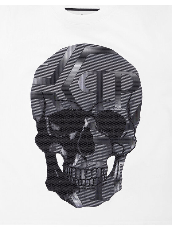 PHILIPP PLEIN PHILIPP PLEIN T-shirt 28203 Bianco Regular Fit