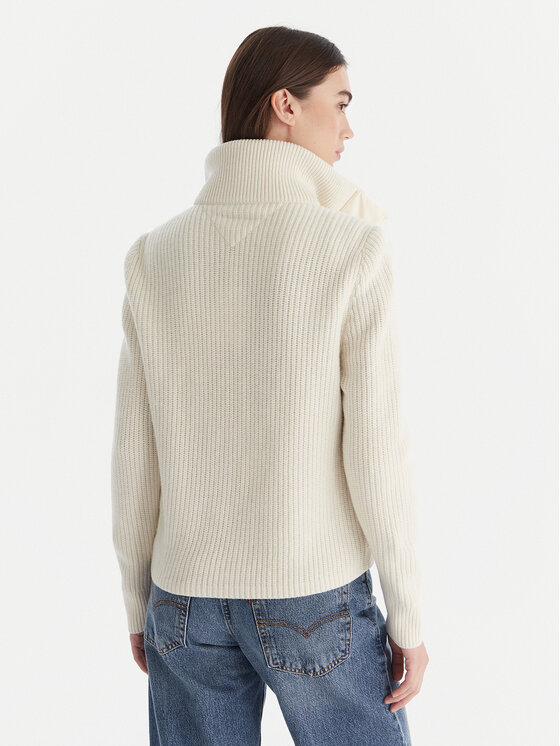 Tommy Hilfiger Tommy Hilfiger Geacă din puf Modern WW0WW45738 Écru Regular Fit