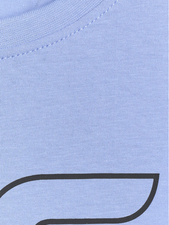 4F 4F T-Shirt BASIC+ Niebieski Regular Fit