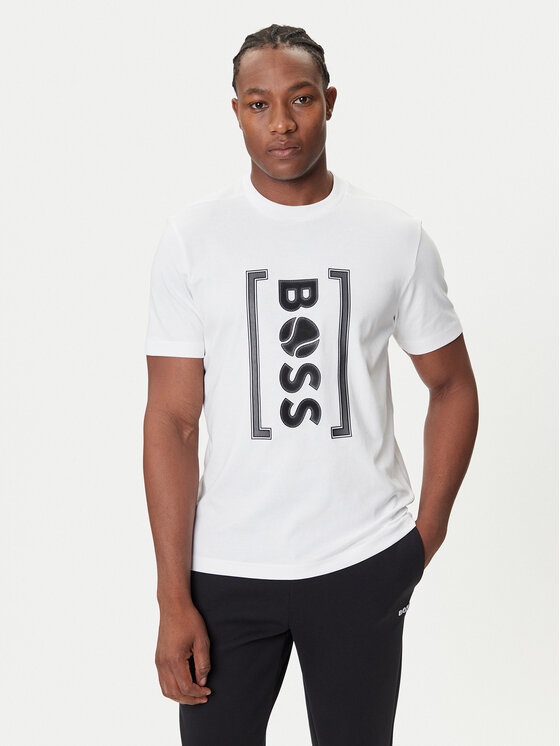 BOSS BOSS T-Shirt Iconic TL 50543905 Biały Relaxed Fit