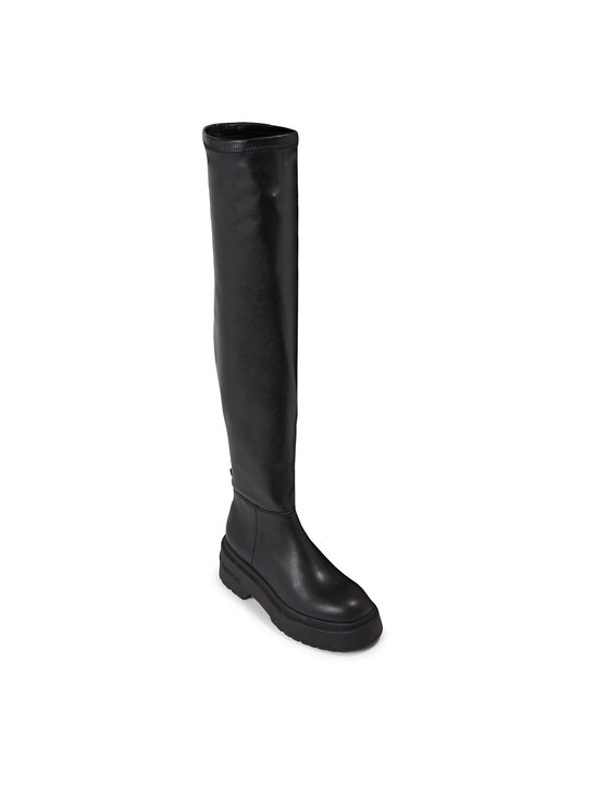 Tommy Jeans Tommy Jeans Mušketierky Tjw Over The Knee Boots EN0EN02254 Čierna