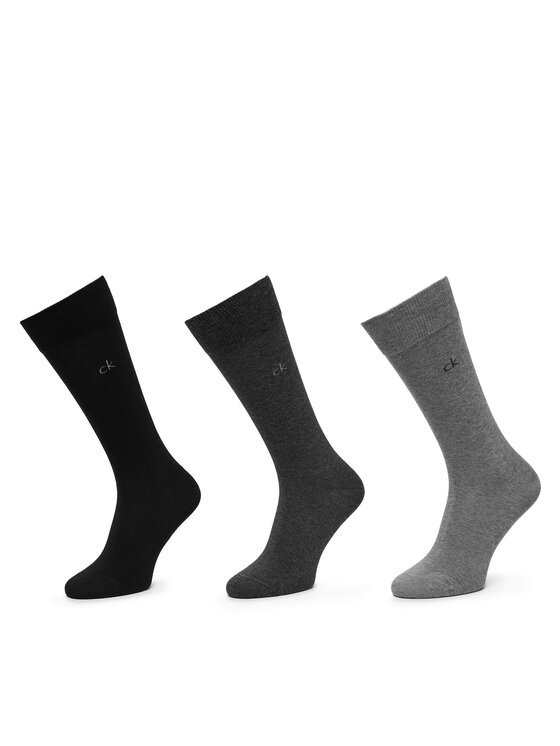 Calvin Klein Calvin Klein Dlhé ponožky 701234208 Sivá