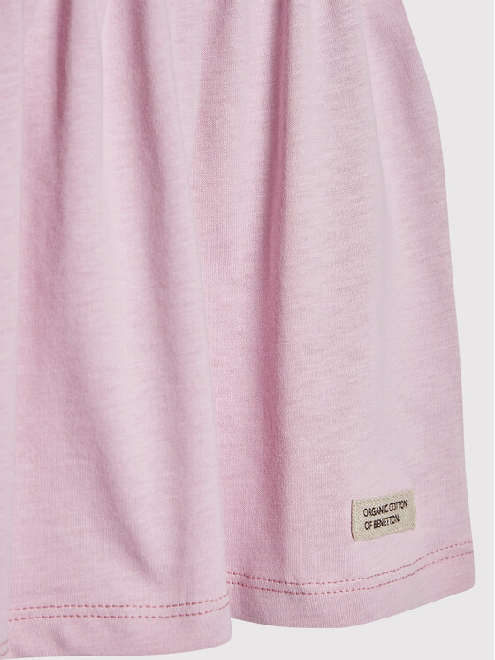 United Colors Of Benetton United Colors Of Benetton Vsakodnevna obleka 3I1XG101Y Roza Regular Fit
