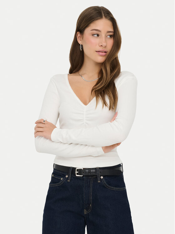 ONLY ONLY Blūze Betty 15365756 Balts Standard Fit