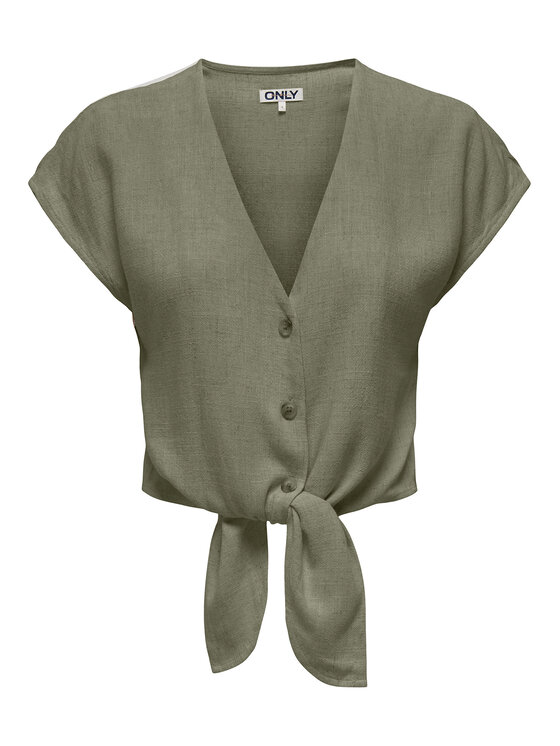 ONLY ONLY Koszula Siesta 15322270 Zielony Regular Fit