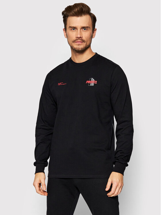 Longsleeve KLASYK Blocktro 2052 Nero Regular Fit