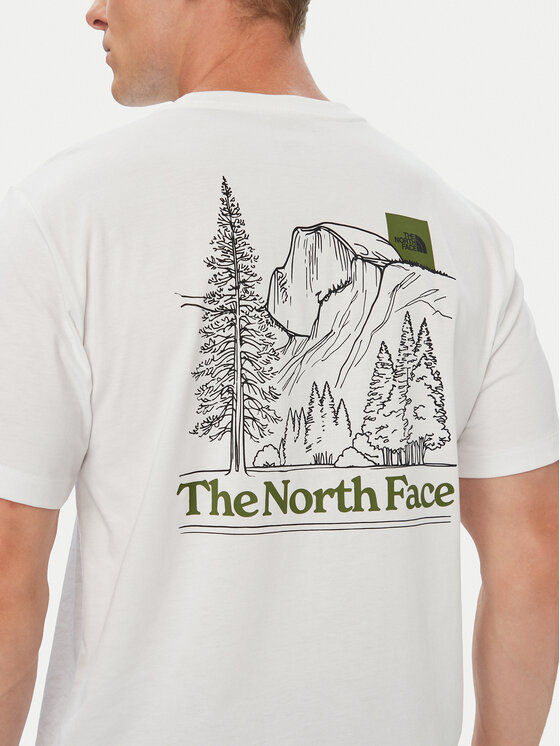 The North Face The North Face Majica Monte Reg Ss NF0A8JAV Bela Regular Fit