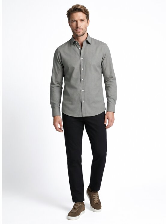 Pako Lorente Pako Lorente Koszula P26WF-1X-013 Brązowy Slim Fit