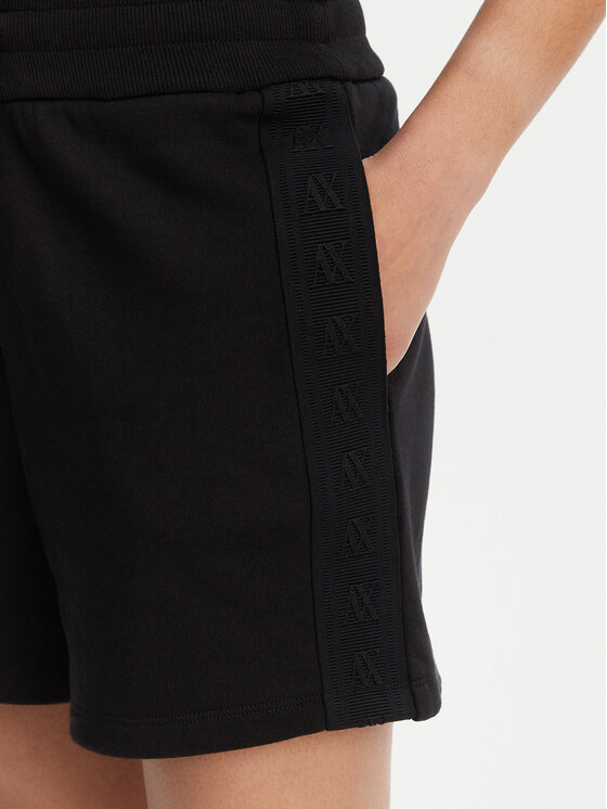 Armani Exchange Armani Exchange Szorty sportowe XW000502 AF12804 UC001 Czarny Regular Fit