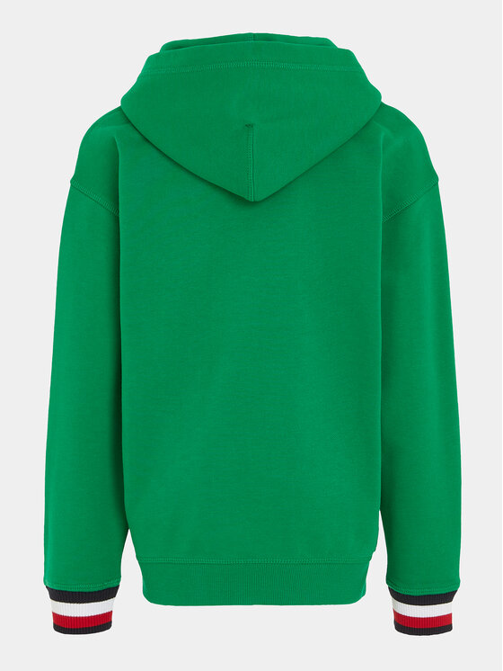 Tommy Hilfiger Tommy Hilfiger Felpa Monogram KB0KB08827 Verde Regular Fit