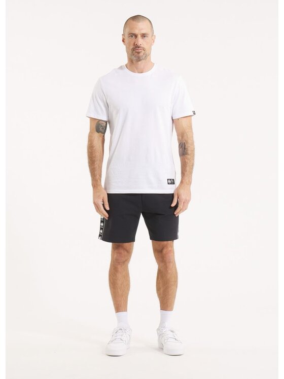 PITBULL PITBULL Szorty materiałowe Szorty dresowe męskie TAPE NUGGET M Czarny Regular Fit
