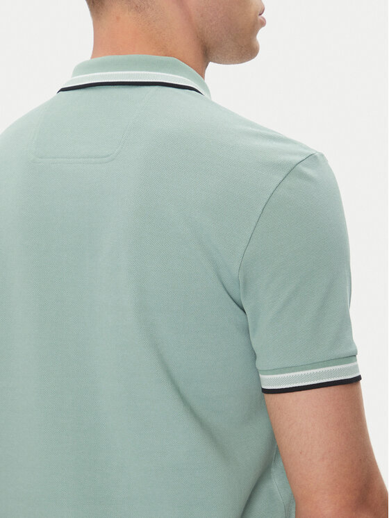 BOSS BOSS Polo marškinėliai Paddy 50469055 Žalia Regular Fit