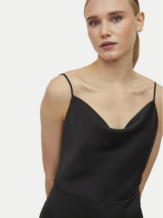 Vila Vila Coctailkleid Ravenna 14085601 Schwarz Regular Fit