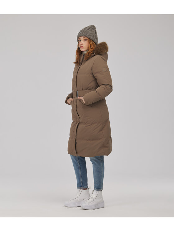 Lee Cooper Lee Cooper Kurtka przejściowa JOYCE Brązowy Regular Fit