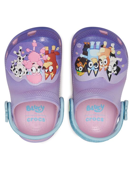 Crocs Crocs Šlepetės Bluey Multi Pink Cls Clg T 212370 Spalvota