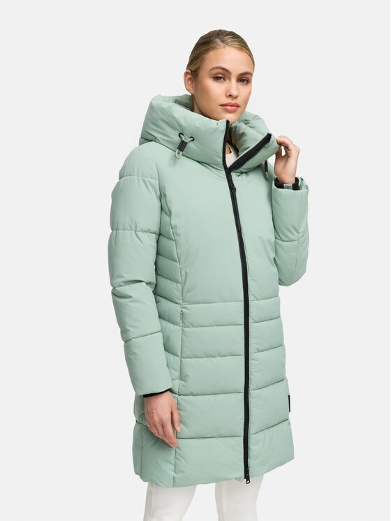 Navahoo Navahoo Kurtka zimowa Mondnebel Zielony Regular Fit