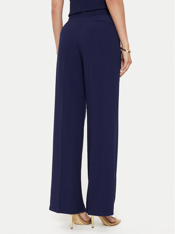 ViCOLO ViCOLO Bavlnené nohavice TB0049 Tmavomodrá Regular Fit