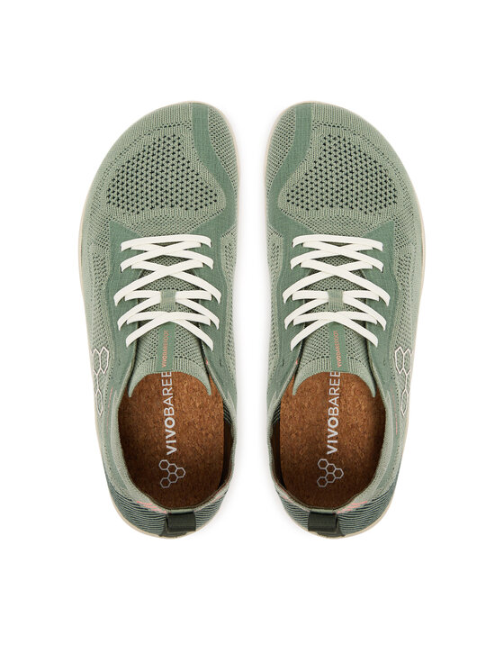 Vivo Barefoot Vivo Barefoot Sneakersy PRIMUS LITE KNIT NATURAL Zielony