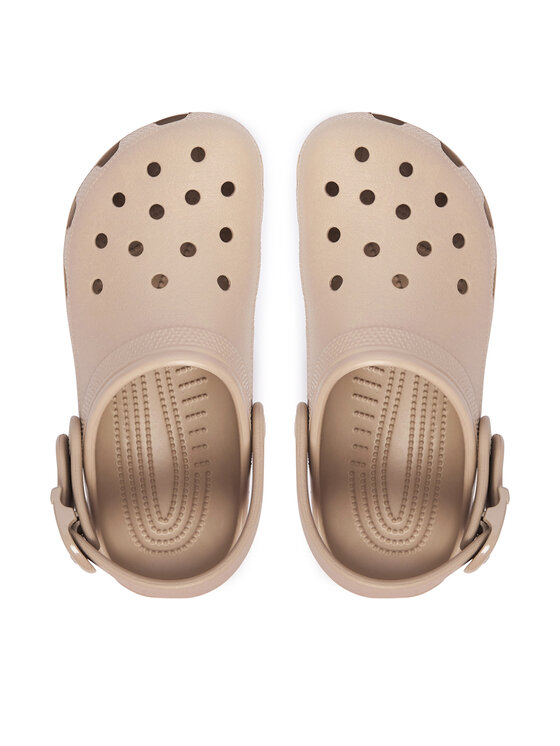 Crocs Crocs Чехли Classic Enamel Buckle Clog 213347 Бежов