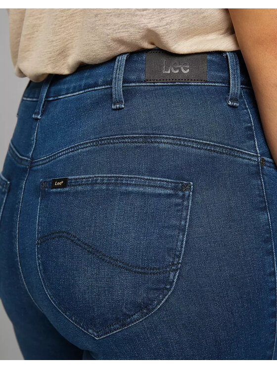 Lee Lee Jeansy CLASSIC STRAIGHT PLUS Niebieski Straight Fit