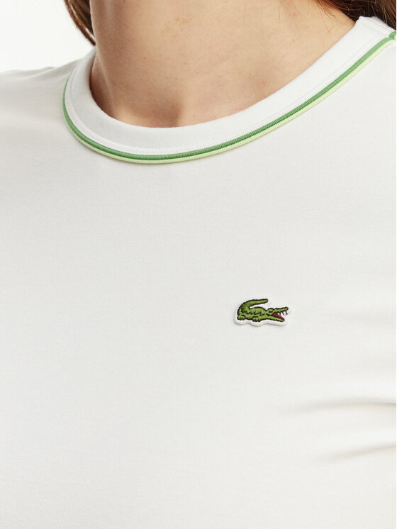 Lacoste Lacoste T-Shirt TF5289 Biały Slim Fit