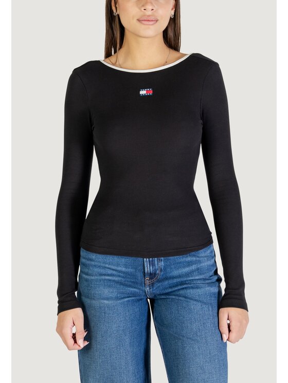 Tommy Jeans Tommy Jeans T-shirt DW0DW21839 Nero Casual Fit