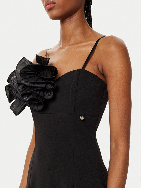 Rinascimento Rinascimento Rochie cocktail CFC0121697003 Negru Slim Fit