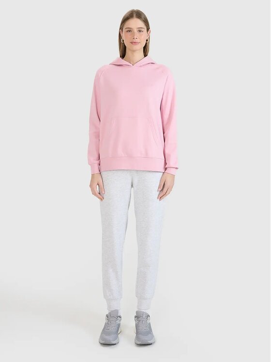 4F 4F Bluza 4FWMM00TSWSF1764 Różowy jasny Regular Fit